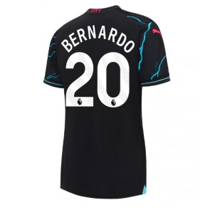 Manchester City Bernardo Silva #20 Koszulka Trzecich Kobiety 2023-24 Krótki Rękaw